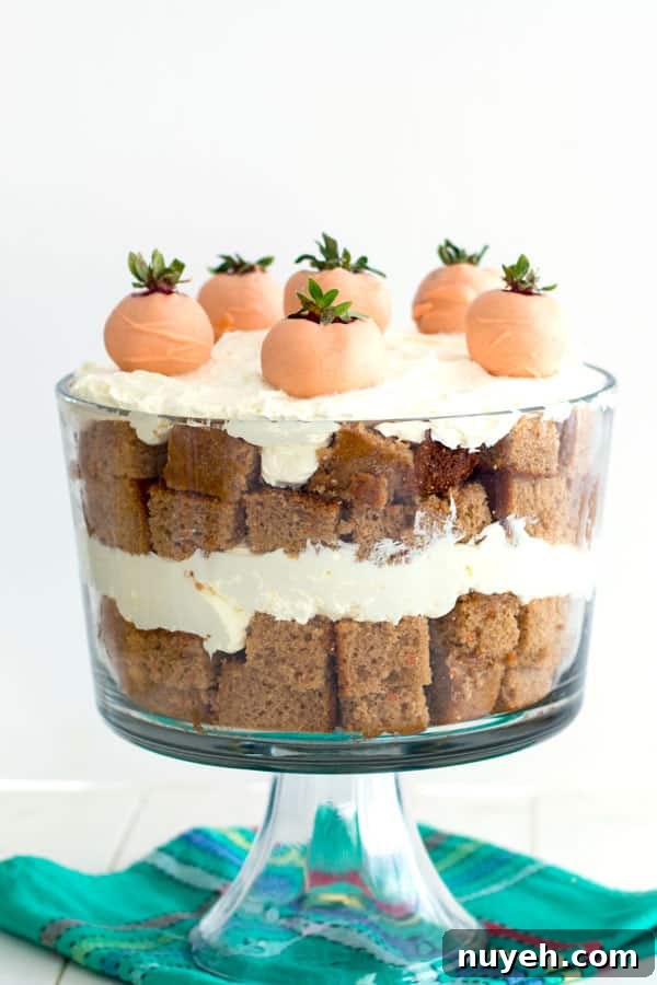 Carrot Cake Trifle Displayed