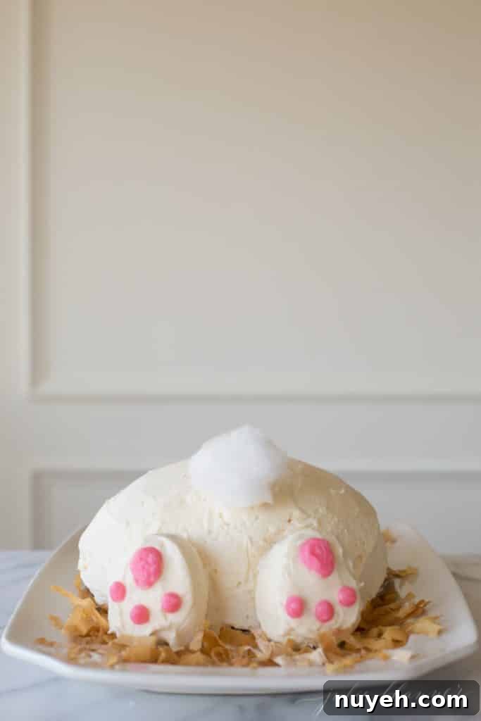Easter Bunny Butt Cake Recipe 
