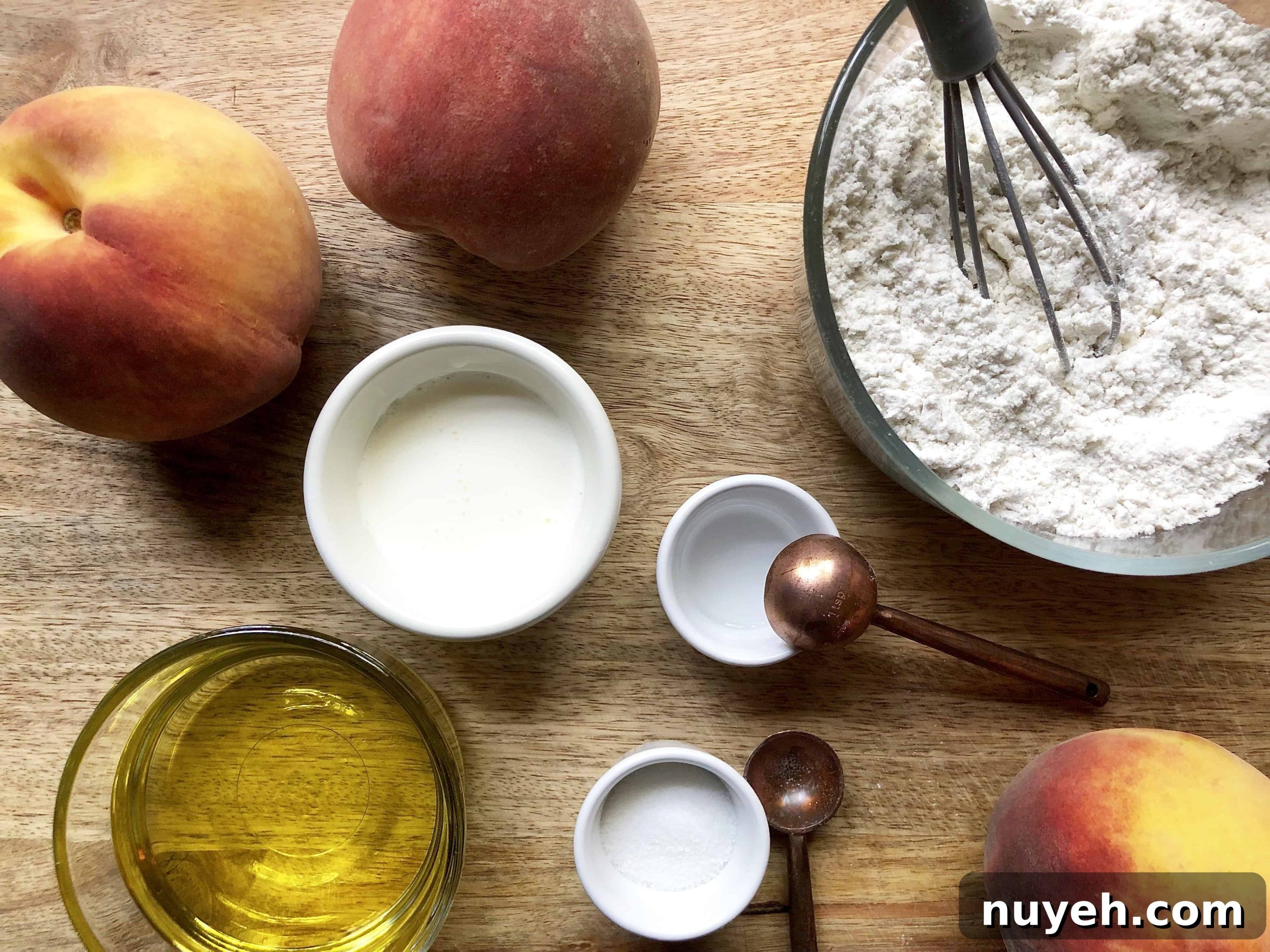 gluten-free (or not) peach tart