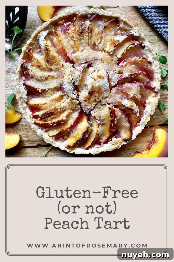 Gluten-Free (or Not) Peach Tart